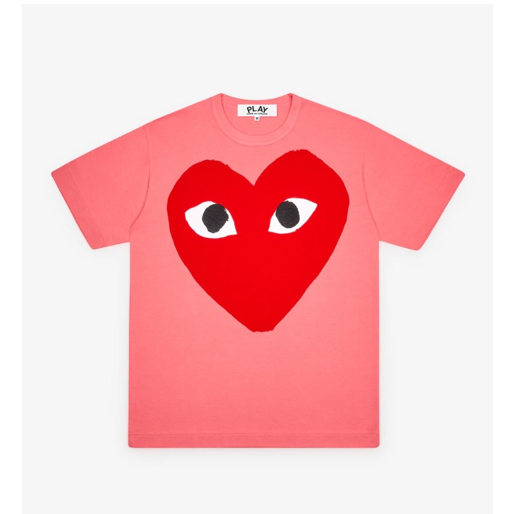 Play Comme Des Garçons Bright Heart Logo T-shirt - Medium